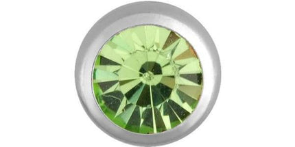 Steel Basicline Jewelled Threaded Ball