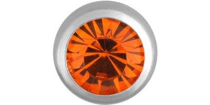 Steel Basicline Jewelled Threaded Ball