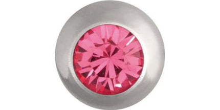 Steel Basicline Jewelled Threaded Ball