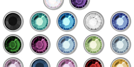 Steel Basicline Faceted Jewelled Micro Threaded Balls