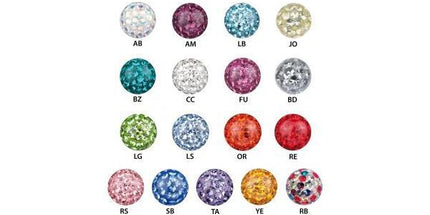Steel Basicline Sealed Multi Jewelled Threaded Ball