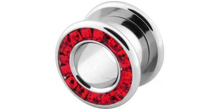 Steel Basicline Square Jewelled Tunnel