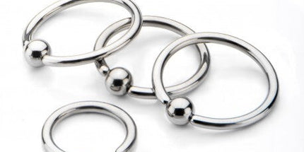 Invictus Titanium Captive Bead Ring