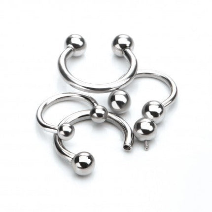 Invictus Titanium Internally Threaded Circular Barbell