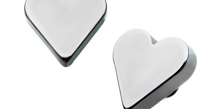 Invictus Titanium Internally Threaded Heart Top