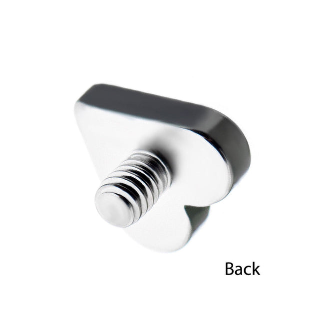 Invictus Titanium Internally Threaded Heart Top
