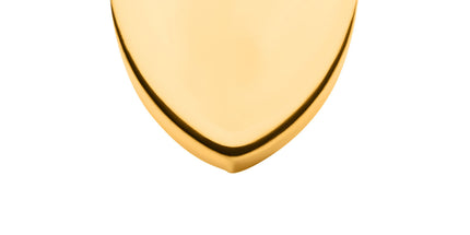 Invictus 24KT Gold PVD Titanium Internally Threaded with Heart Top