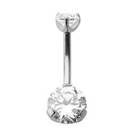 Invictus Internally Threaded Titanium Prong Set Navel