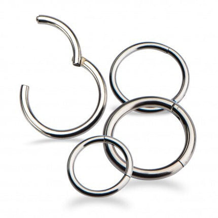 Invictus Titanium Hinged Segment Ring