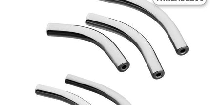 Invictus Threadless Titanium Curved Barbell Stem