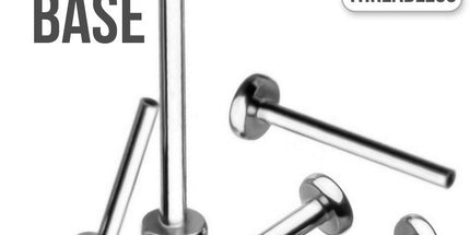 Invictus Threadless Titanium Labret Stem 2.5mm or 4mm Base