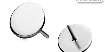 Invictus Threadless Titanium Flat Disc Attachment