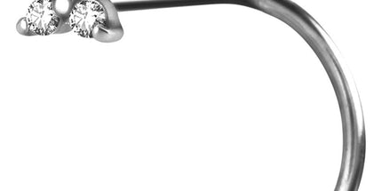 Surgical Steel Trinity Jewelled Nose Stud