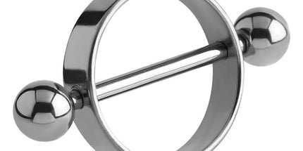 Titanium Round Nipple Shield Barbell