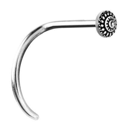 Steel Cast Tribal Nose Stud 04