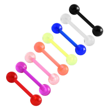 Acrylic Flexible Barbells with UV Balls