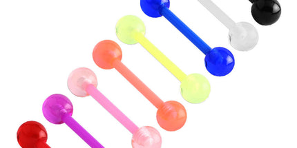 Acrylic Flexible Barbells with UV Balls