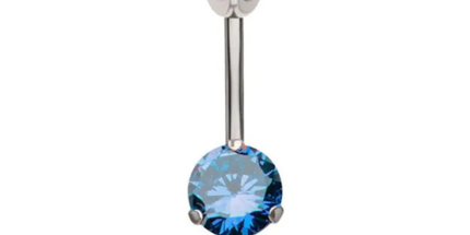 Invictus Internally Threaded Titanium Prong Set Navel