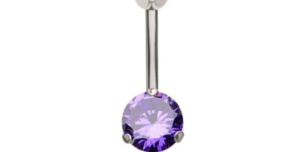 Invictus Internally Threaded Titanium Prong Set Navel