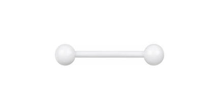 Bioplast White Barbell
