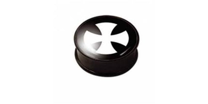 Ikon Plug Black/White Cross