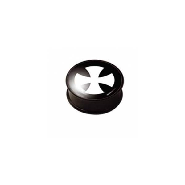 Ikon Plug Black/White Cross