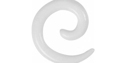 White Heat Acrylic Spiral