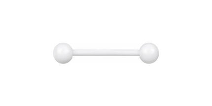 Bioplast White Micro Barbell