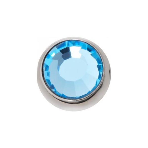 Titanium Highline Jewelled Clip in Ball