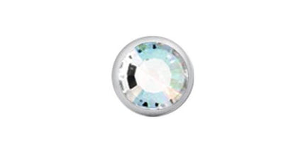 Titanium Highline Jewelled Disc for Internally Threaded Jewellery