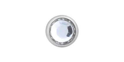 Titanium Highline Jewelled Disc for Internally Threaded Jewellery