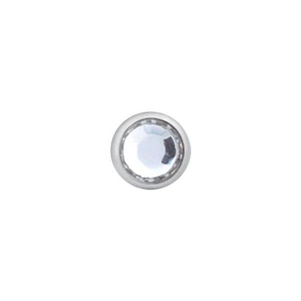 Titanium Highline Jewelled Disc for Internally Threaded Jewellery