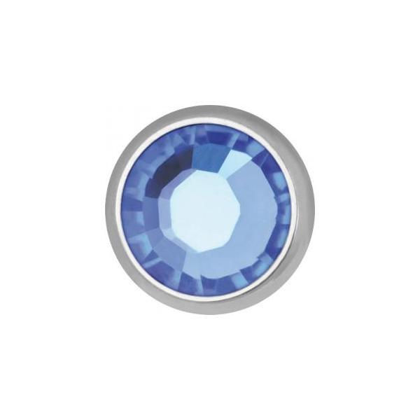Titanium Highline Jewelled Disc for Internally Threaded Jewellery