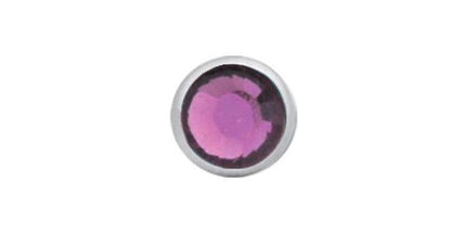 Titanium Highline Jewelled Disc for Internally Threaded Jewellery