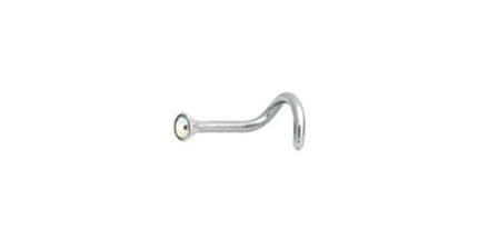 Titanium Highline Cone Shape Jewelled Nose Stud
