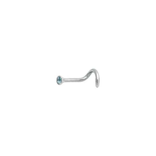 Titanium Highline Cone Shape Jewelled Nose Stud