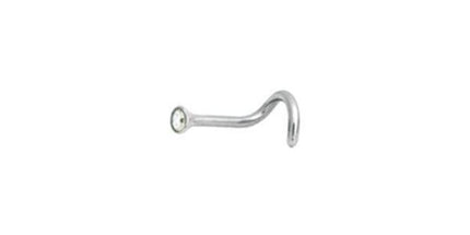 Titanium Highline Cone Shape Jewelled Nose Stud