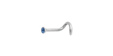 Titanium Highline Cone Shape Jewelled Nose Stud