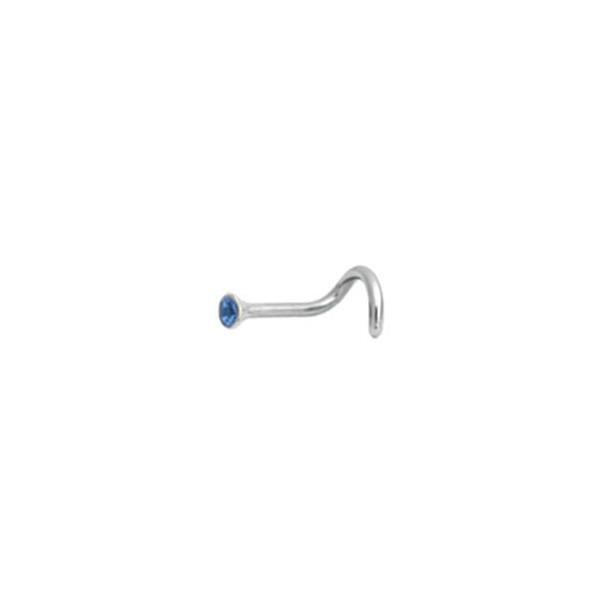 Titanium Highline Cone Shape Jewelled Nose Stud