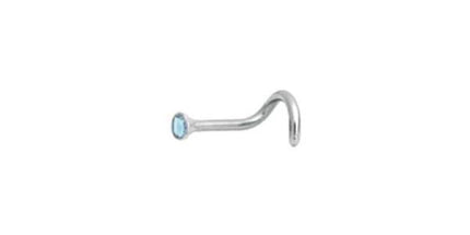 Titanium Highline Cone Shape Jewelled Nose Stud