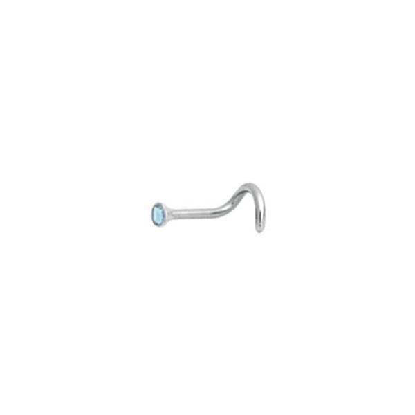 Titanium Highline Cone Shape Jewelled Nose Stud