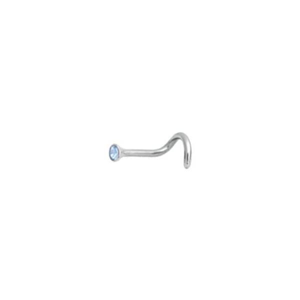 Titanium Highline Cone Shape Jewelled Nose Stud