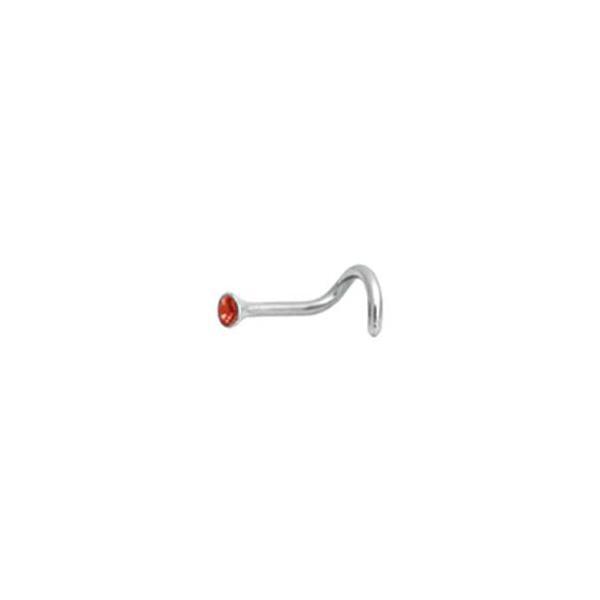 Titanium Highline Cone Shape Jewelled Nose Stud