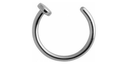 Titanium Highline Open Nose Ring
