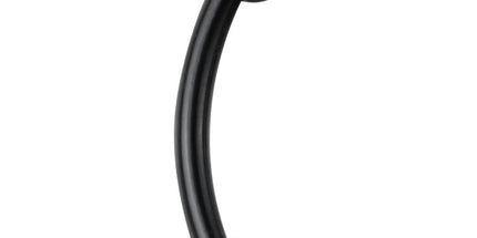 Bioplast® Black Micro Bananabell : 1.2mm (16ga) x 6mm x 3mm Balls