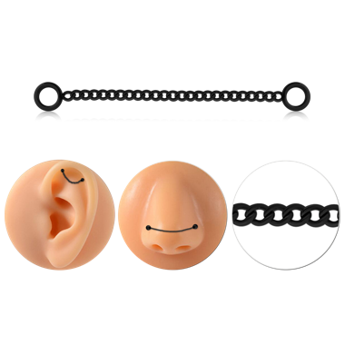 Titanium PVD Hanging Chains for Hinged Segment Rings - 30mm