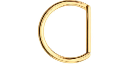 Invictus 24Kt Gold PVD Titanium D-Ring Clicker