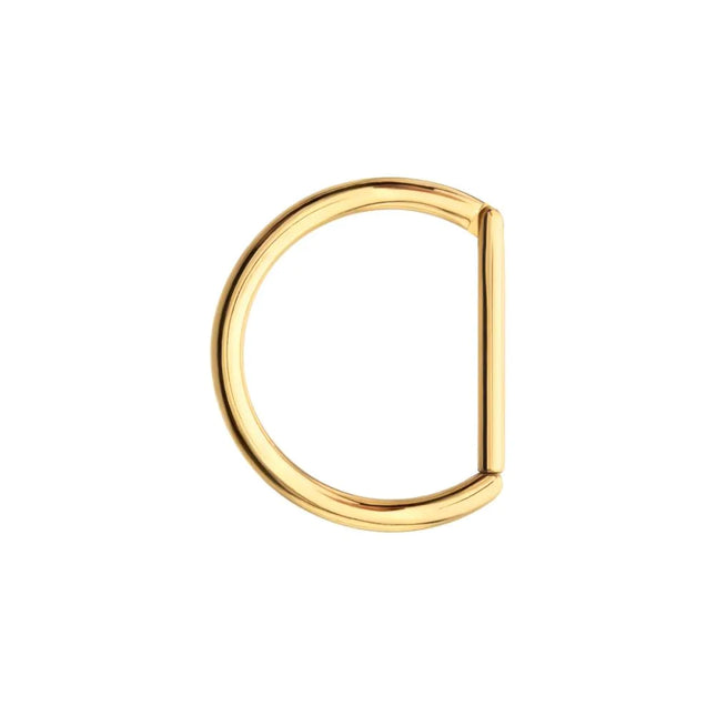 Invictus 24Kt Gold PVD Titanium D-Ring Clicker