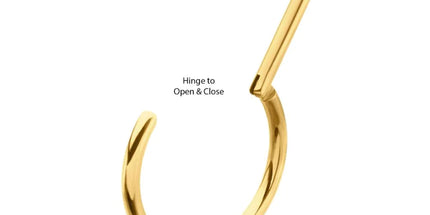 Invictus 24Kt Gold PVD Titanium D-Ring Clicker