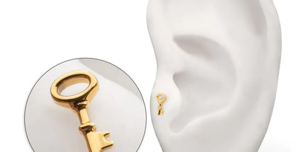 Invictus 24Kt Gold PVD Titanium Threadless Key Top